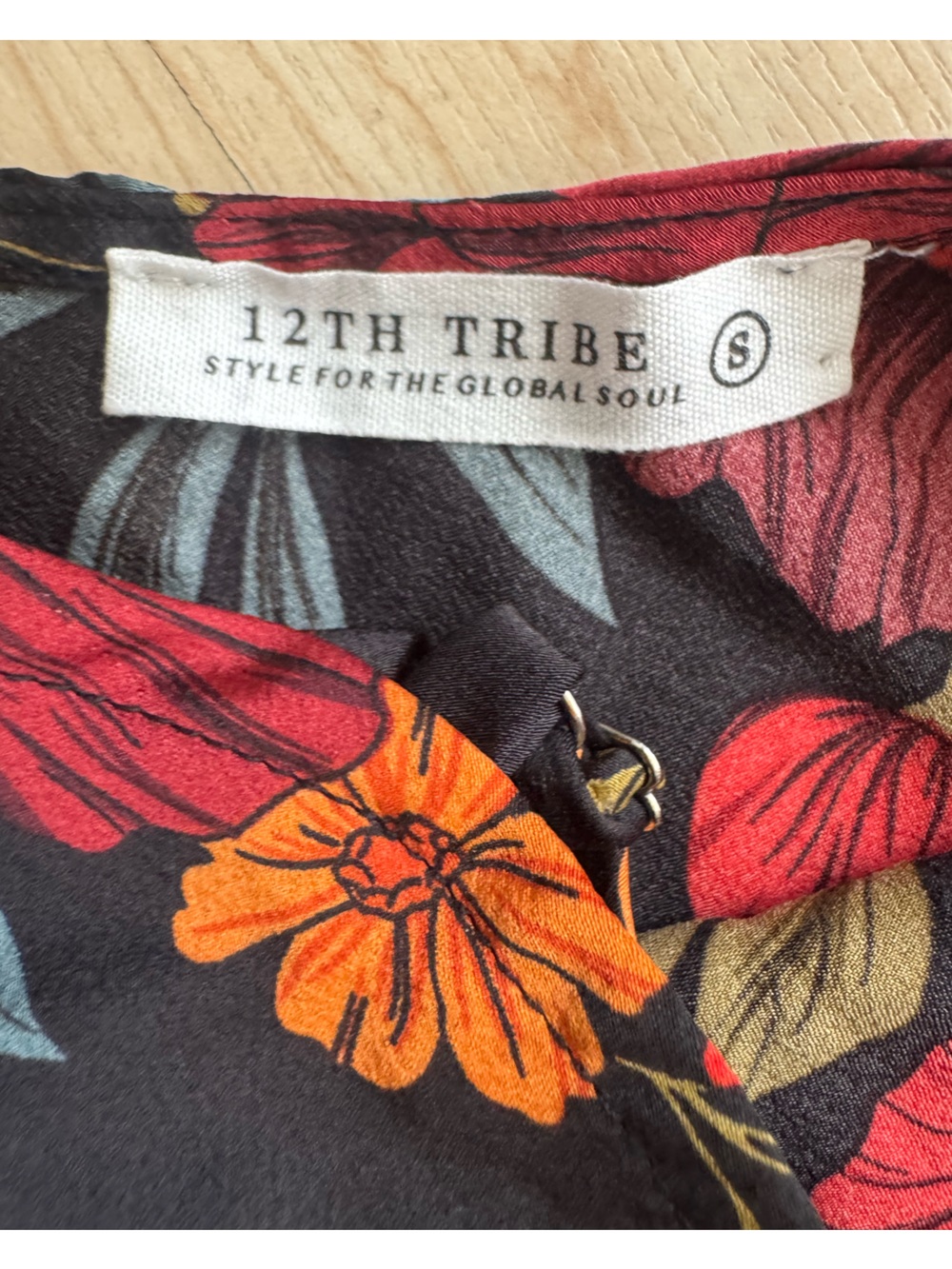 12th Tribe Floral Maxi Dress – Size Small - Picture 3 of 7